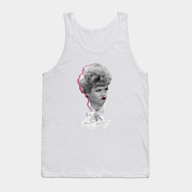 Angela Lansbury Pout Tank Top by lollypopninja